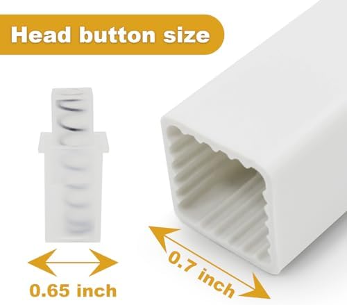 24 Inch Adjustable Towel Bar Replacement Rod for Ceramic Square Holders - Image 2
