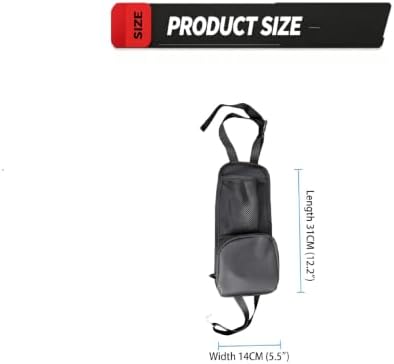 Car Seat Side Organizer, Mesh Net Storage Pocket - Image 2