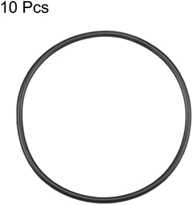 uxcell Nitrile Rubber O-Rings 72.3mm OD 67mm ID 2.65mm Width, Metric Nitrile Rubber Sealing Gasket, Pack of 10 - Image 2