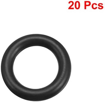uxcell Nitrile Rubber O-Rings 16mm OD 9.8mm ID 3.1mm Width, Metric Sealing Gasket, Pack of 20 - Image 2