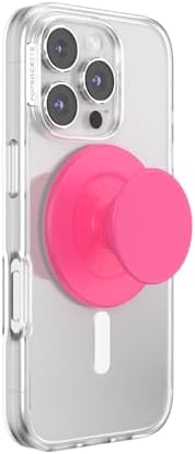 PopSockets Phone Grip for MagSafe, Magnetic Holder- Neon Pink by Unknown