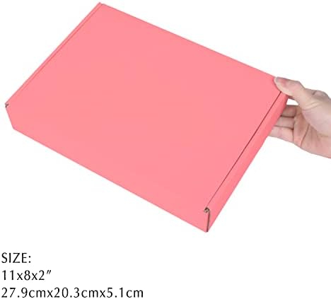 11x8x2 Pink Cardboard Corrugated Boxes 30 Pack, Shipping Boxes for Small Business Mailing Boxes, Mailer Packaging Boxes - Image 5