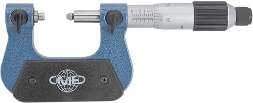 CME 12 pc Thread Micrometer Set, 0 to 1" Range, Includes Interchangeable Anvils for Multiple Thread Pitches - Image 2