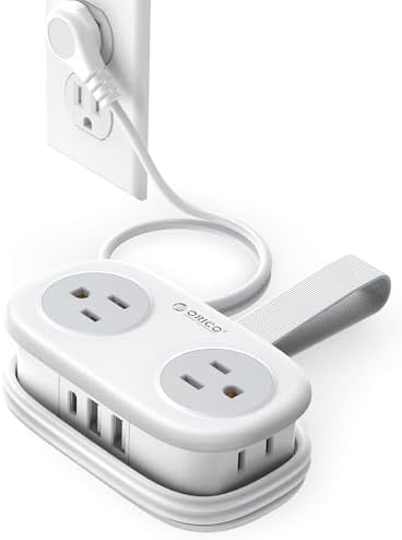 ORICO Cruise Approved Travel Power Strip, 4FT Wrap-Around Extension Cord by ORICO