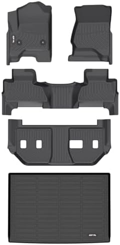 Custom Fit Floor & Cargo Liners for 2015-2020 Chevy Suburban & GMC Yukon XL by AIPOIL