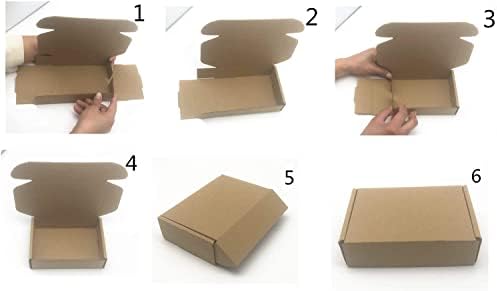 Black Shipping Boxes 14.5 x 10.6 x 2.7 Inch Cardboard Storage Box 10 Pack - Image 6