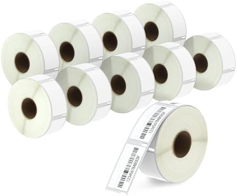 BETCKEY - Replace for DYMO 30330 (3/4" x 2") Multipurpose Labels,[10 Rolls] by BETCKEY