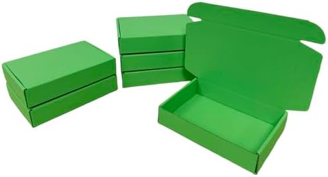 30 Pack 9.8x7.9x2.8 in Green Shipping Boxes by Unknown