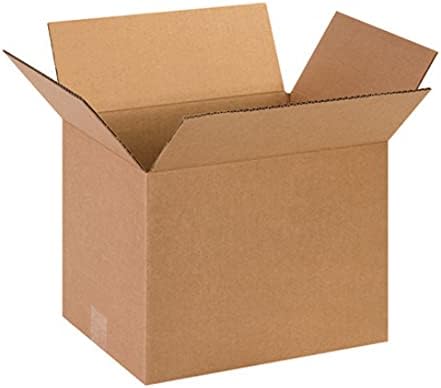 Secure Seal - 13x10x10 Pack of 50 Corrugated Cardboard Packing Shipping Mailing by Secure+Seal