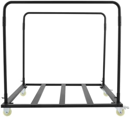Heavy Duty Utility Cart with 4 Wheels(Two with Brakes), 220 lbs Capacity - Image 7