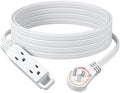 DEWENWILS 20FT Extension Cord with 360° Rotating Flat Plug, 3 Grounded Outlets, 13A 1625W Heavy Duty, SPT-3 16/3C, Space Saving Extension Cord, Multiple Wall Outlet Extender for TV, Office, Kitchen by DEWENWILS