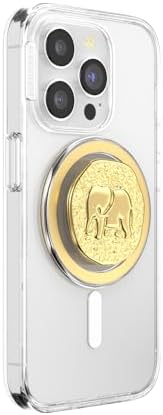 PopSockets Phone Grip for MagSafe, Magnetic Holder- Elephant Token - Image 2