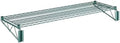 18" x 60" Wire Green Epoxy Wall Mount Shelf, Commercial Fixed Wall Mount Rack, NSF, Metal Floating Shelving for Kitchen, Stock Rooms, Home and Hotel by Zedfire