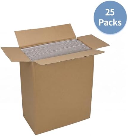 Hoikwo 12x12x3 Large Thin White Shipping Boxes Set of 25 - Image 6