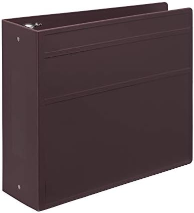 Carstens 4-Inch Heavy Duty 3-Ring Binder - Side Opening, Plum, Durable Plastic, Precision No-Gap Rings, Waterproof Cover, No Pockets, Holds 600 Letter Sheets, BPA-Free Made in USA (1841-3R) - Image 6