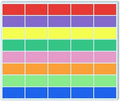 1000 Pieces, 2 x 1 inch - Colored Labels Stickers for Organizing, 8 Colors by TownStix