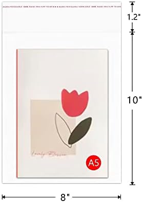Self Sealing OPP Plastic Bags 8" x 10" Clear Cellophane Bags 200pcs Resealable Plastic Apparel Bags 1 Mil for Packing Prints Artwork Gift Photo Envelopes & A7 A8 A9 A10 Cards (18 Sizes to choose from) - Image 2