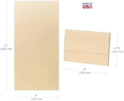 Apothecary Products Manila Folders, XL Expandable Double Fold, 100 Count - Image 3