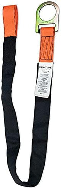Frontline COS06R Concrete Embed Anchor Strap with D-Ring End 6' | ANSI & OSHA Compliant | Pour-in Disposable Anchor | 310 lbs. Capacity | Color Orange/Black (Pack of 50) by FRONTLINEFALLPROTECTION
