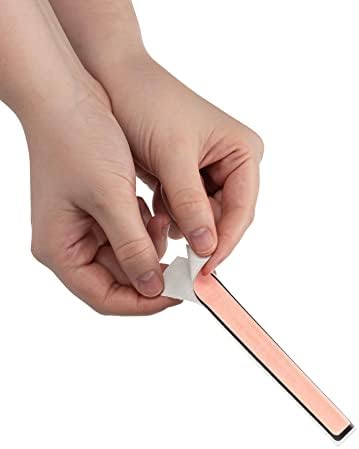 Carstens Adhesive Sticker Labels, 5 3/8” x 1”, Binder Labels for 1” Ring Binder Spines, Pink, Roll of 200 - Image 3