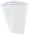 Morepack 4x9 In Cookie Bags Clear Self Sealing Cellophane Treat Bags 200Pcs by Morepack