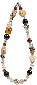 Beaded Camera Wrist Strap Cute Digital Camera Charm Lanyard Phone Charms Strap Beaded Camera Chain for Phone by CasaPopz