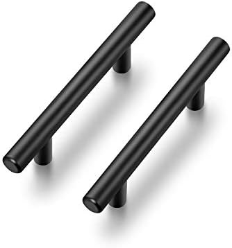 Ravinte Cabinet Handles,5" Length,3" Hole Center,Matte Black,50 Pack by Ravinte
