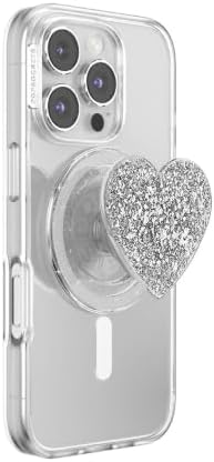 PopSockets Phone Grip for MagSafe, Magnetic Holder- Silver Sizzle by Unknown