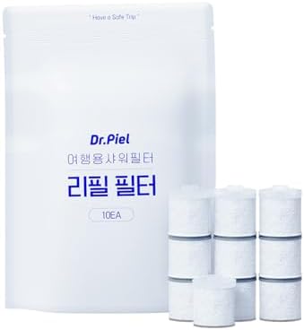 shower filter for travel (Replacement filter, replacement) by DrPiel