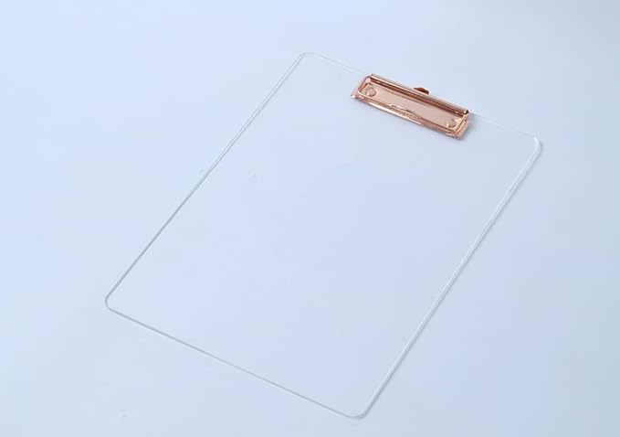 JIARI 2 Pack Clear Acrylic Office Clipboard A4 Letter Size 8.6" x 12.2" - Image 8