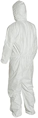 DuPont Tyvek 400 TY127S TAA Compliant Disposable Protective Coverall with Respirator-Fit Hood and Elastic Cuff, White, 2X-Large (Pack of 25) - Image 5