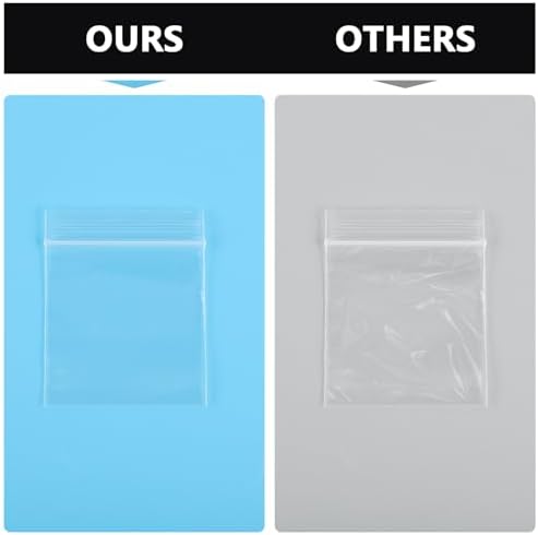 500 PCS 2" x 2" Small Plastic Bags 2 Mil Mini Clear Plastic Poly Bag - Image 5