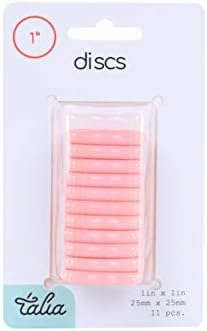 Talia Discbound Notebook - Discs (Salmon, 1Inch) by Talia