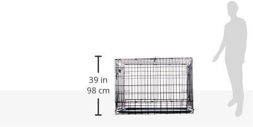 MidWest Homes for Pets Solutions Series Side-by-Side SUV Dog Crate, Double Door Folding Metal Cage Designed to Fit in SUVs & Vans, for Dogs up to 70 Lbs - Image 7