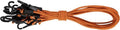 Kotap MABC-48 All- Purpose Adjustable Bungee Cords with Hooks, 48-Inch, Orange/Black, 10 Count | (Pack of 5) by Kotap