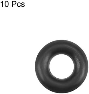 uxcell Nitrile Rubber O-Rings 6.4mm OD 2.8mm ID 1.8mm Width, Metric Nitrile Rubber Sealing Gasket, Pack of 10 - Image 2