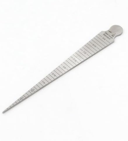 Genuine Stailess Steel Taper Gauge Inspection Gage Slot Width Gap Hole Size - Image 2
