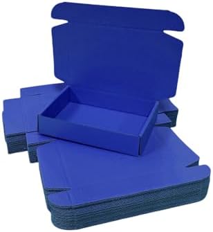50 Pack 9x6.3x2 in Industrial Blue Shipping Boxes - Image 3