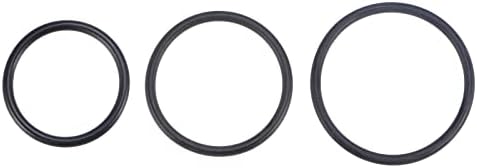 MECCANIXITY Nitrile Rubber O-Rings 58mm 67mm 75mm OD 48mm 57mm 65mm ID 5mm Thick Seal Gasket, Black 30in1 Set by MECCANIXITY