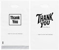POLYSELLS Thank You Poly Mailers 14.5x19 inches 50 Pcs Waterproof Self-Sealing Shipping Bags with Handle for Clothing by POLYSELLS