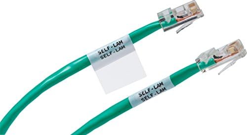 Brady Authentic (M21-750-427) Self-Laminating Wire Wrap for Control and Electrical Panels, Datacom Cable, Black on White- For M210, M210-LAB, M211, BMP21-PLUS and BMP21-LAB Printers, .75" W, 14' L - Image 5