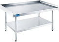 24" Deep x 60" Long Stainless Steel Equipment Stand with Undershelf - Express KitchQuip NSF Certified 18 Gauge Grill & Appliance Stand for Commercial Kitchens by ExpressKitchQuip