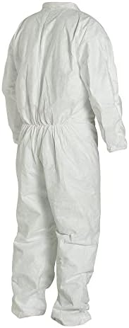 DuPont Tyvek 400 Disposable Protective Coverall with Elastic Wrists and Ankles, White, 4X-Large, 6-Pack - Image 5