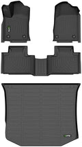 All Weather Car Floor Mats & Cargo Liner for Grand Cherokee 2016-2021/ Grand Cherokee WK 2022 (Not for L) Custom Fit Full Set Accessories - Black by HAFIDI