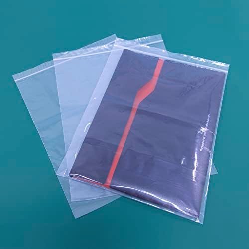 iMailer - 100 Count - 10" x 13" Clear Zip Bags - 2 Mil Reclosable Zip Plastic Poly Bags with Lock Seal Zipper for Clothing, T-Shirt, Prints, Photos, Documents (Pack of 2) - Image 5