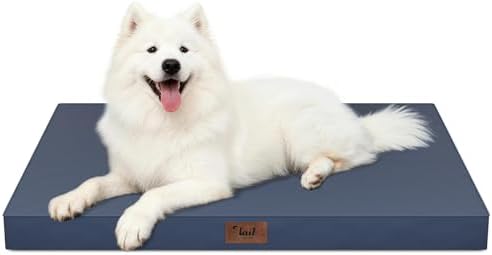 Large Waterproof Orthopedic Dog Bed with Egg Crate Foam by TailStories