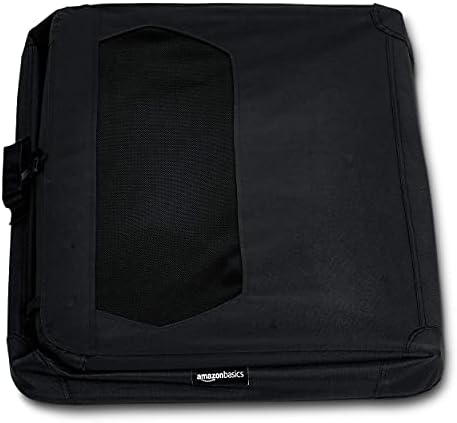Amazon Basics Foldable Portable Soft Pet Dog Crate Carrier Kennel, 36 x 24 x 24 inches, Black - Image 4