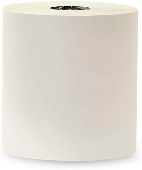 3'' x 95' White/Canary 2 Ply Carbonless Kitchen Printer Paper Cash Register - Image 5