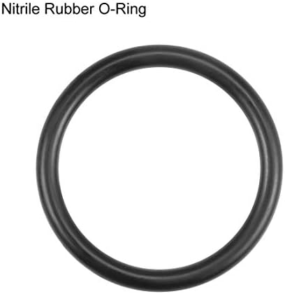 uxcell Nitrile Rubber O-Rings 41mm OD 33mm ID 4mm Width, Metric Nitrile Rubber Sealing Gasket, Pack of 1 - Image 2