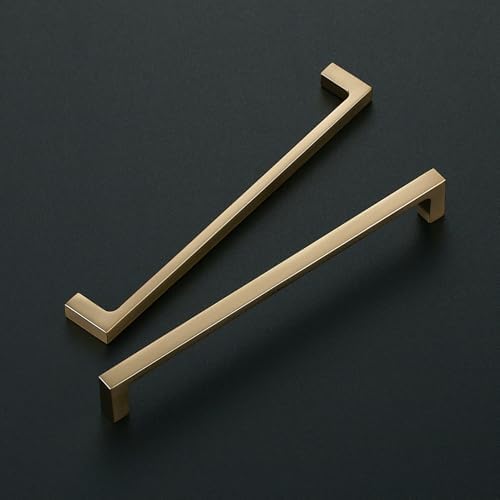 Ravinte Champagne Bronze Kitchen Square Cabinet Handles 7-1/2 Inch 20 Pack - Image 2